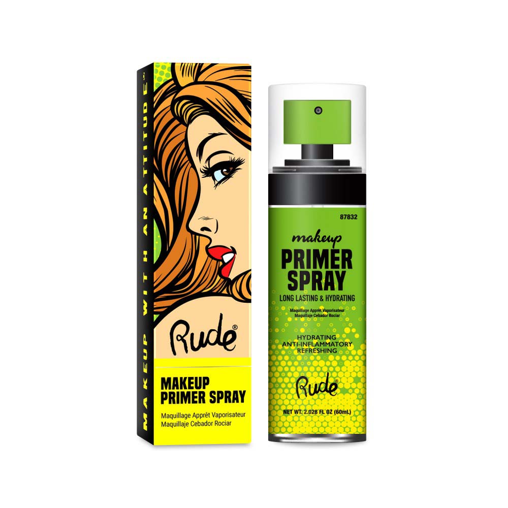 Primer spray long lasting hydrating Rude – BRYKA MAKEUP